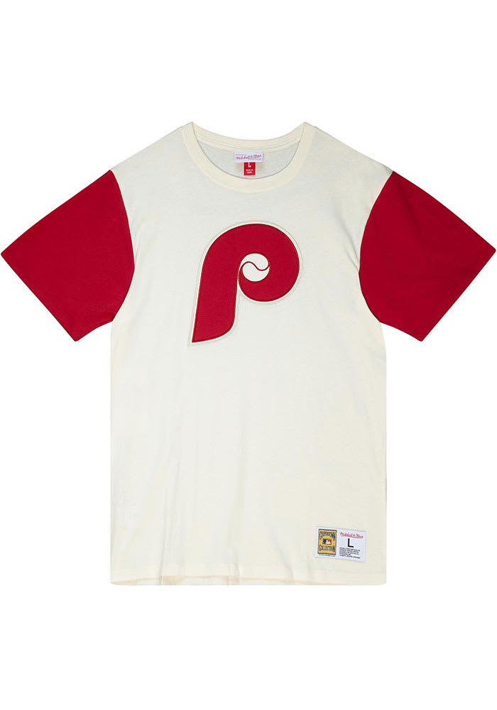 Philadelphia Phillies Mitchell & Ness Women's Color Block 2.0 Pullover  Sweatshirt - Burgundy