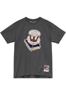 Mitchell and Ness New York Yankees Black World Series Collection Short Sleeve Fashion T Shirt