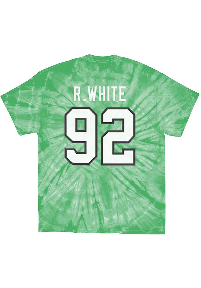 Reggie White Philadelphia Eagles Kelly Green Name and Number Spider Short Sleeve Fashion Player T Shirt