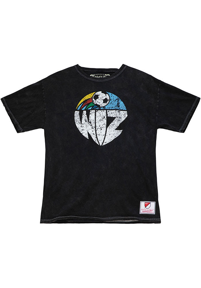 Mitchell and Ness KC Wizards M Black Colorstone Mineral Wash SS Fashion Tee
