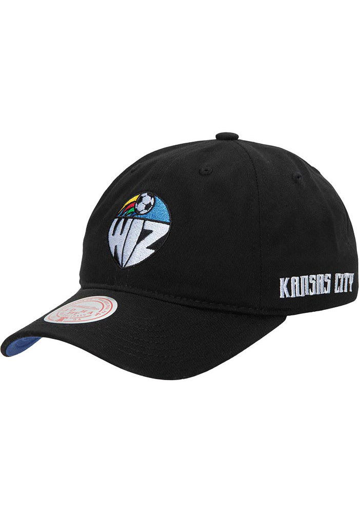 Mitchell and Ness Sporting Kansas City Retro Since 96 Adjustable Hat - Black