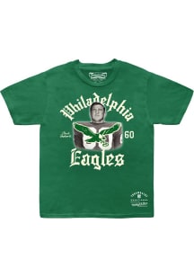 Chuck Bednarik Philadelphia Eagles Kelly Green NFL WS Short Sleeve Fashion Player T Shirt