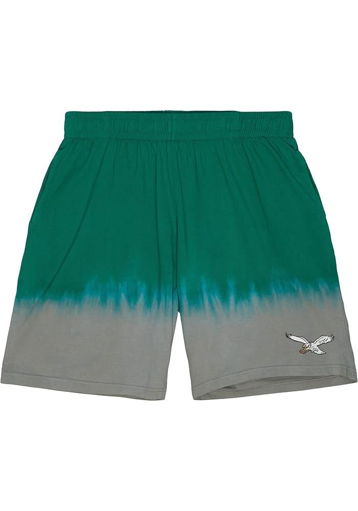 Philadelphia Eagles Mitchell and Ness Kelly Green TIE DYE Shorts