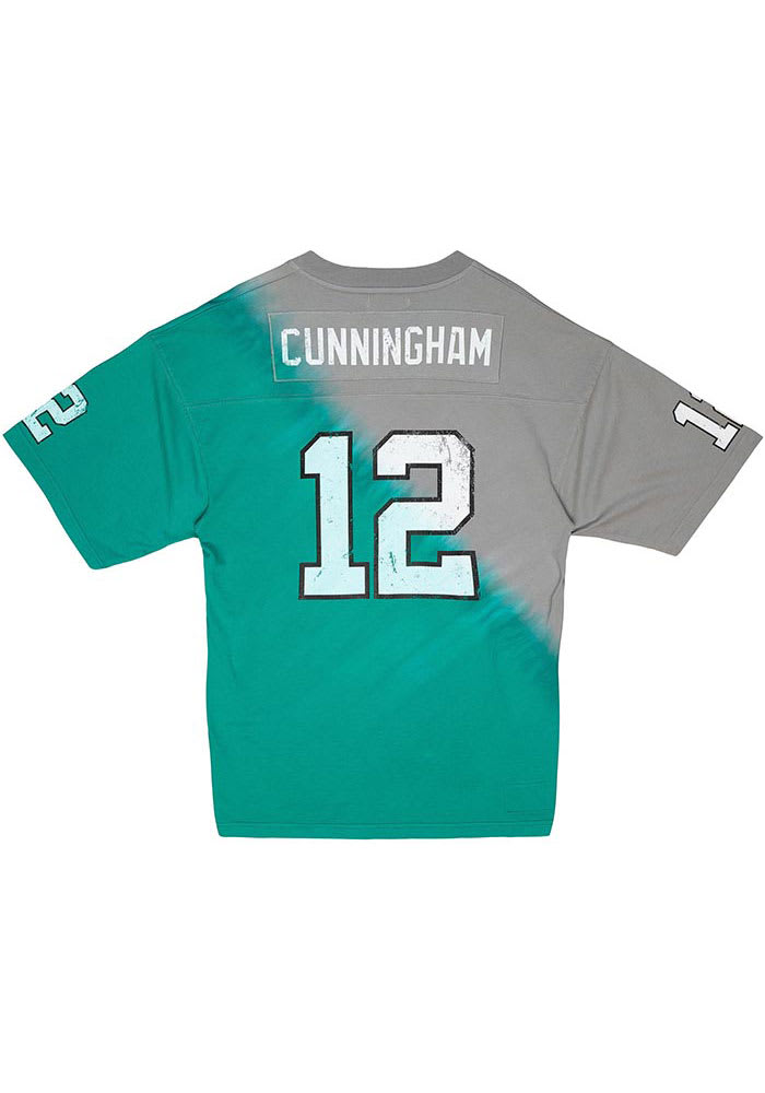 Randall Cunningham Philadelphia Eagles Kelly Green TIE DYE Short Sleeve Fashion Player T Shirt