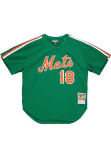Darryl Strawberry New York Mets Mitchell and Ness Batting Practice Pullover Cooperstown Jersey -..
