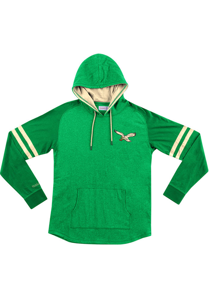 Philadelphia Eagles Mitchell & Ness All Over 2.0 Pullover Sweatshirt