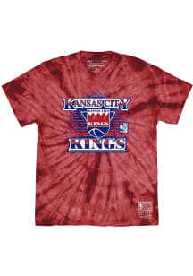 Mitchell and Ness Kansas City Kings Red Elevate Short Sleeve Fashion T Shirt
