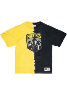 Mitchell and Ness Columbus Crew Black Retro 2.0 Tie Dye Short Sleeve Fashion T Shirt