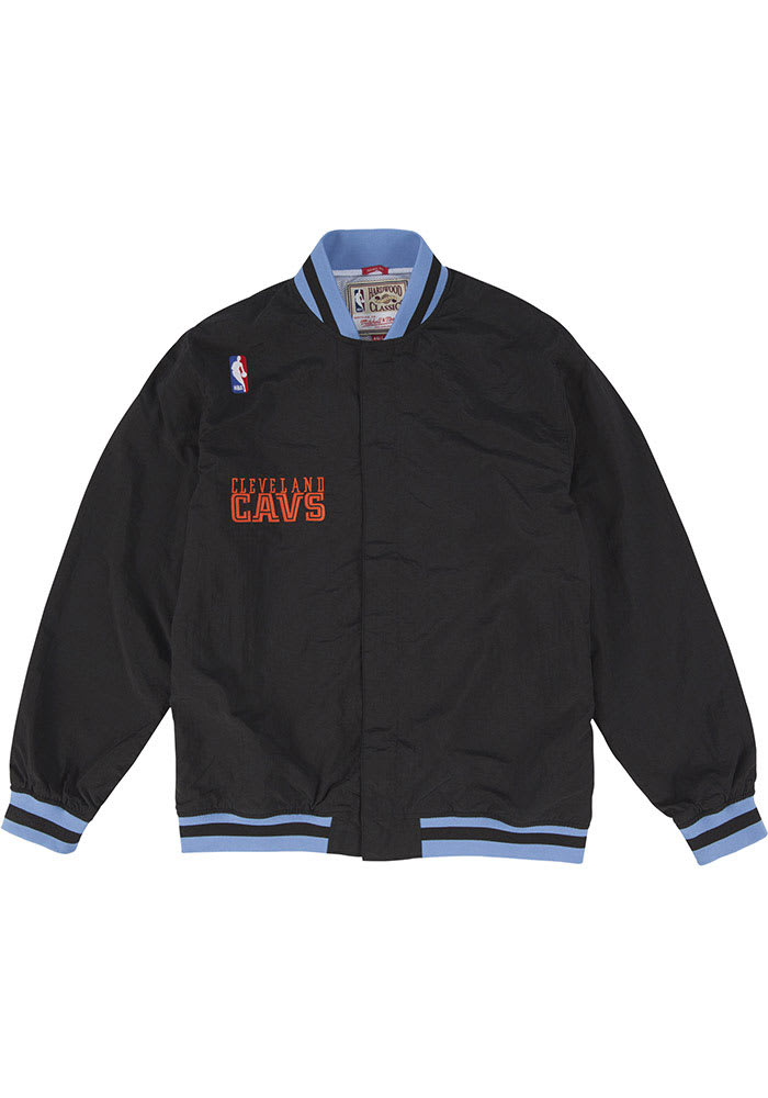 Mitchell and Ness Cleveland Cavaliers Mens Black Authentic Warm Up Medium Weight Jacket