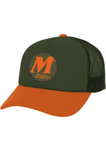 Mitchell and Ness Dallas Mavericks Flight Trucker Adjustable Hat - Olive