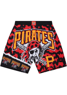 Mitchell and Ness Pittsburgh Pirates Mens Black Jumbotron 2.0 Sublimated Shorts