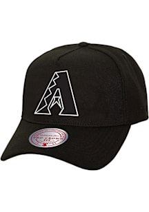Mitchell and Ness Arizona Diamondbacks Panda Pro Crown Adjustable Hat - Black
