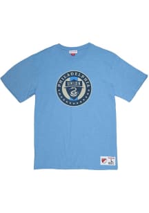 Mitchell and Ness Philadelphia Union Light Blue LEGENDARY SLUB Short Sleeve Fashion T Shirt