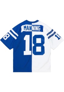 Indianapolis Colts Peyton Manning Mitchell and Ness SPLIT LEGACY Throwback Jersey