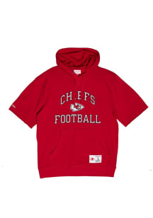 Mitchell and Ness Kansas City Chiefs Red Heart And Soul Short Sleeve Hoods