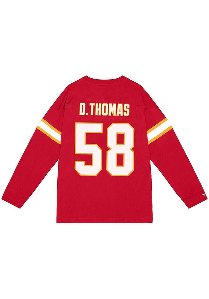 Men's Mitchell & Ness Derrick Thomas Red Kansas City Chiefs