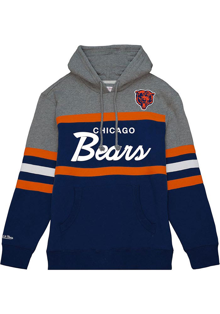 Antigua NFL Chicago Bears Men's Action 1/4 Zip Pullover, Navy Blue, Small, Cotton