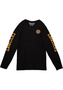 Mitchell and Ness Cleveland Cavaliers Black 2 TIMER Long Sleeve T Shirt