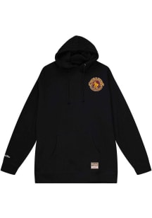 Mitchell and Ness Cleveland Cavaliers Mens Black CUT UP 80S Long Sleeve Hoodie