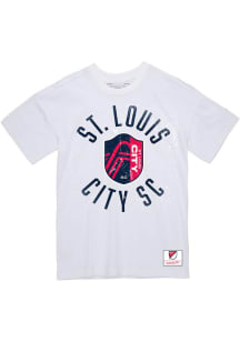 Mitchell and Ness St Louis City SC White Legendary Short Sleeve Fashion T Shirt