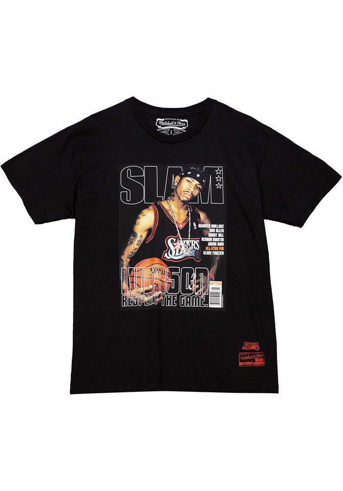 Allen Iverson Philadelphia 76ers BLACK Respect The Game Short