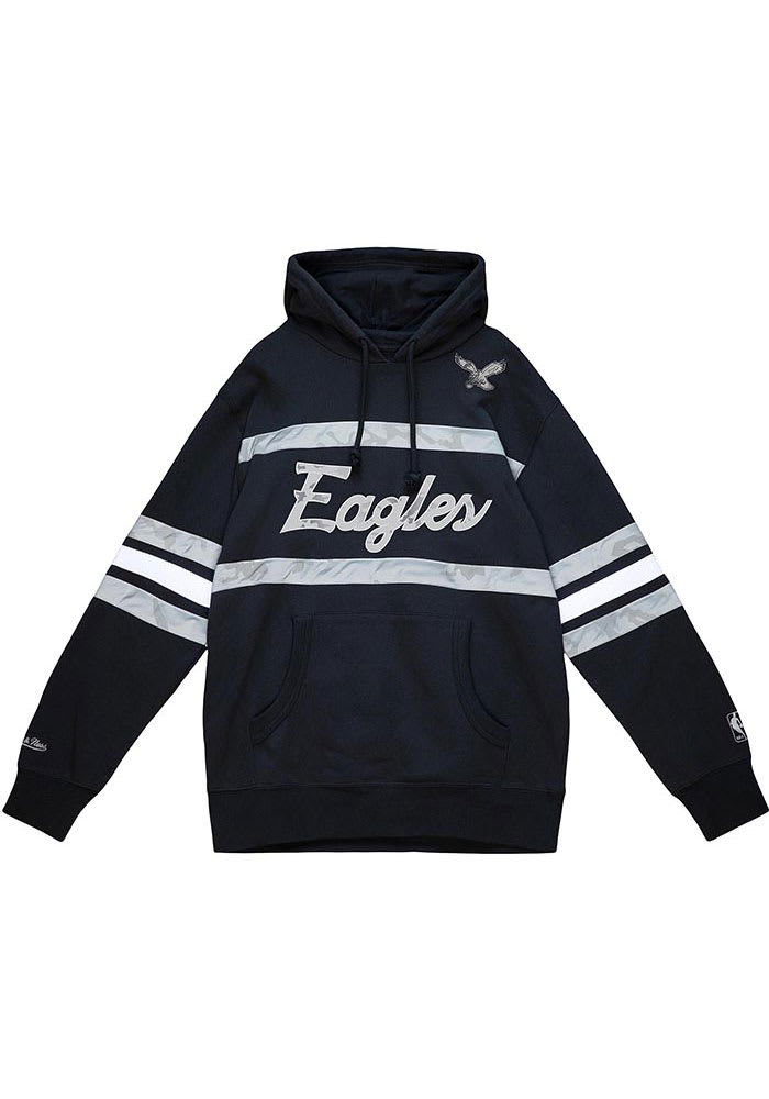 47 Philadelphia Eagles Black Lacer Long Sleeve Fashion Hood