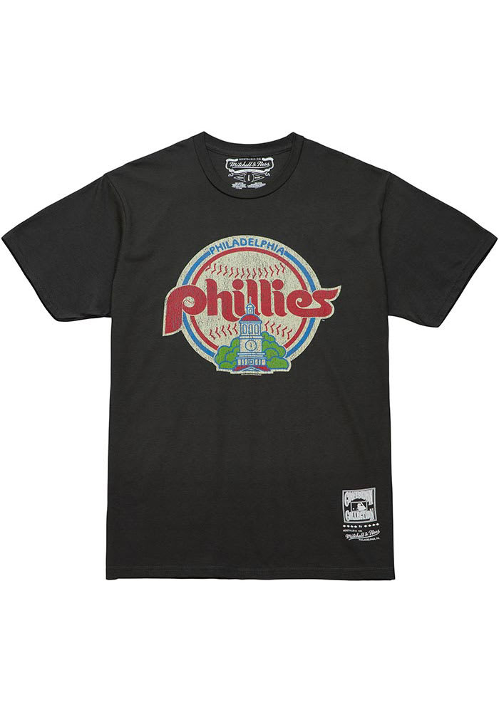 Mitchell & Ness x MLB Philadelphia Phillies Under The Lights Grey T-Shirt