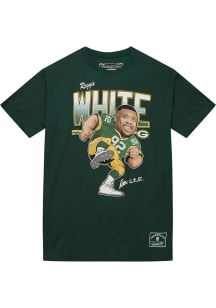 Reggie White Green Bay Packers Green CARICATURE Short Sleeve Player T Shirt