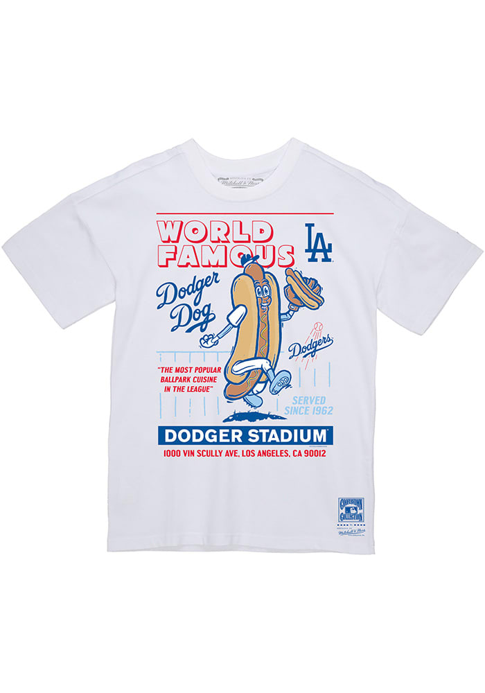 Mitchell and Ness Dodgers DODGER DOG Short Sleeve Fashion T Shirt