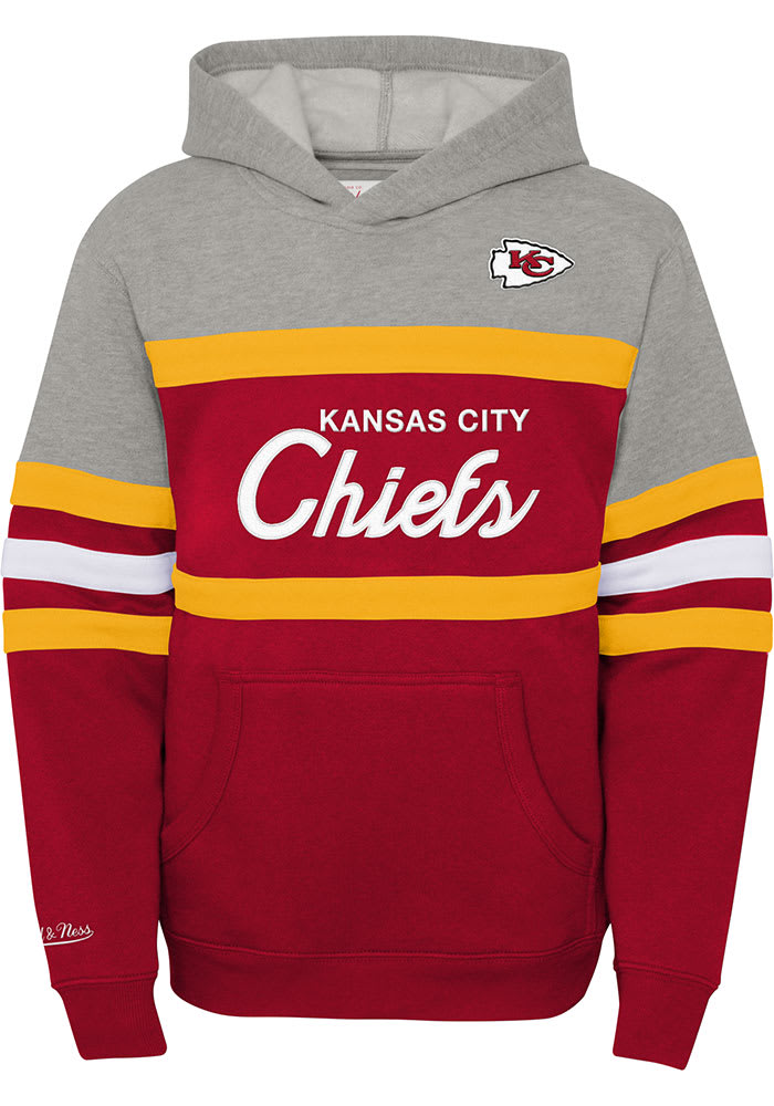 Dick's Sporting Goods Mitchell & Ness Youth Kansas City Chiefs Light Up Red Pullover  Hoodie