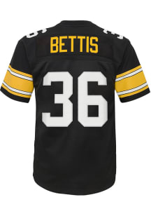 Jerome Bettis Pittsburgh Steelers Youth Black Mitchell and Ness NFL Legacy Retired Player Footba..