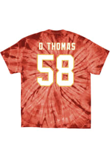 Derrick Thomas Kansas City Chiefs Red NN Spider Short Sleeve Fashion Player T Shirt