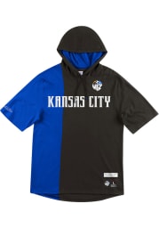 Mitchell and Ness Kansas City Wizards Mens Black Short Sleeve Split Short Sleeve Jacket