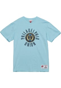Mitchell and Ness Philadelphia Union Light Blue LEGENDARY SLUB TEE Short Sleeve Fashion T Shirt