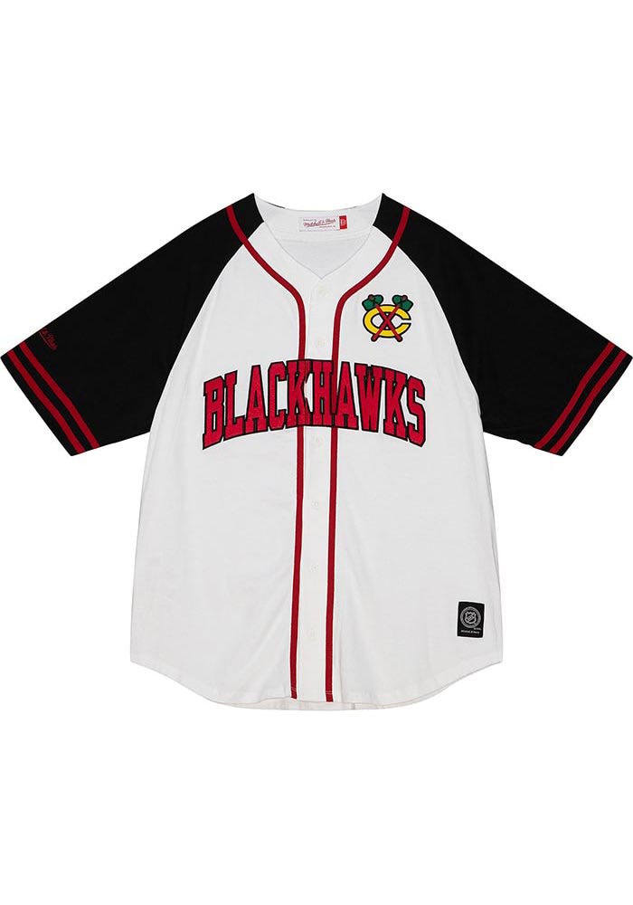 Blackhawks best sale baseball jersey