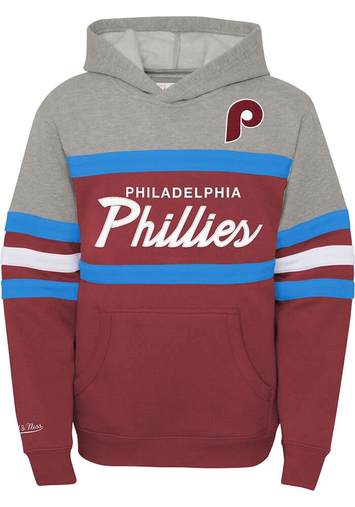 Philadelphia Phillies Mitchell & Ness Youth Head Coach Fleece