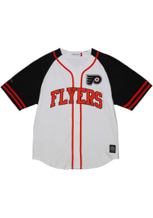 Philadelphia Flyers Mens Mitchell and Ness Replica PRACTICE Jersey - White