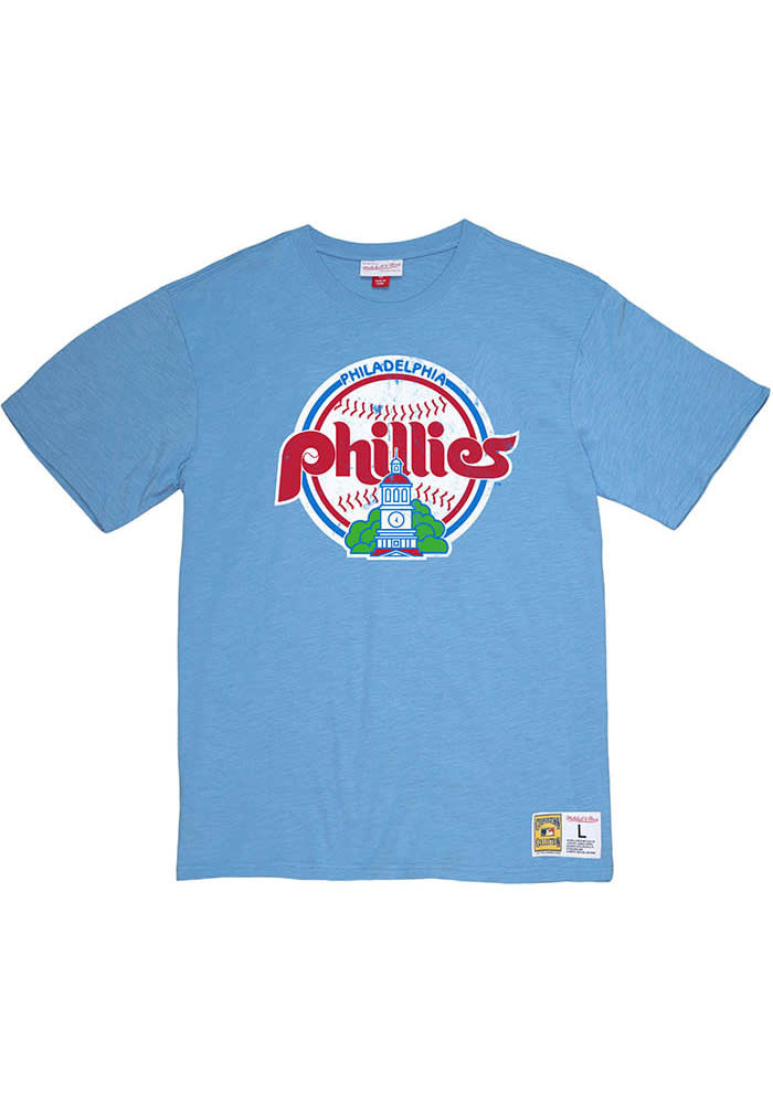 Philadelphia Phillies Mitchell & Ness Slub Long Sleeve T-Shirt - Maroon