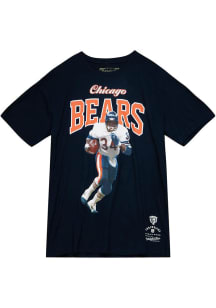 Walter Payton Chicago Bears Navy Blue Sideline Short Sleeve Fashion Player T Shirt