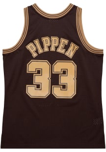 Scottie Pippen Chicago Bulls Mitchell and Ness Lux Brown Swingman Jersey