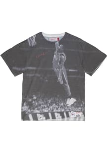 Allen Iverson Philadelphia 76ers Black Above the Rim Short Sleeve Fashion Player T Shirt
