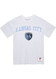 Mitchell and Ness Sporting Kansas City White City Pride Short Sleeve T Shirt