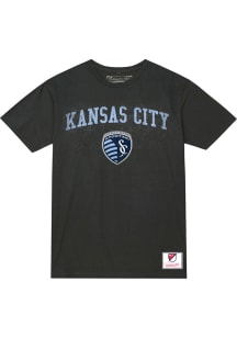 Mitchell and Ness Sporting Kansas City Grey City Pride Short Sleeve T Shirt