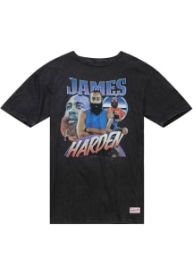 James Harden Philadelphia 76ers Black Concert Short Sleeve Fashion Player T Shirt