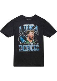 Luka Doncic Dallas Mavericks Black Concert Short Sleeve Fashion Player T Shirt
