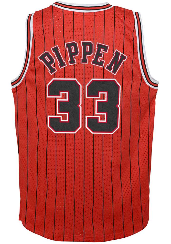 Chicago Bulls Scottie Pippen Youth Red NBA Swingman Reload Basketball ...
