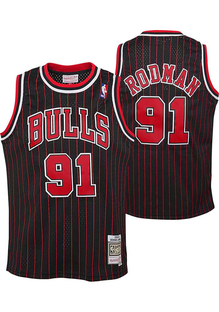 Dennis Rodman Chicago Bulls Mitchell & Ness St. Patrick’s day jersey top L