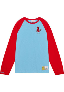 Mitchell and Ness St Louis Cardinals Red Legendary Long Sleeve Fashion T Shirt