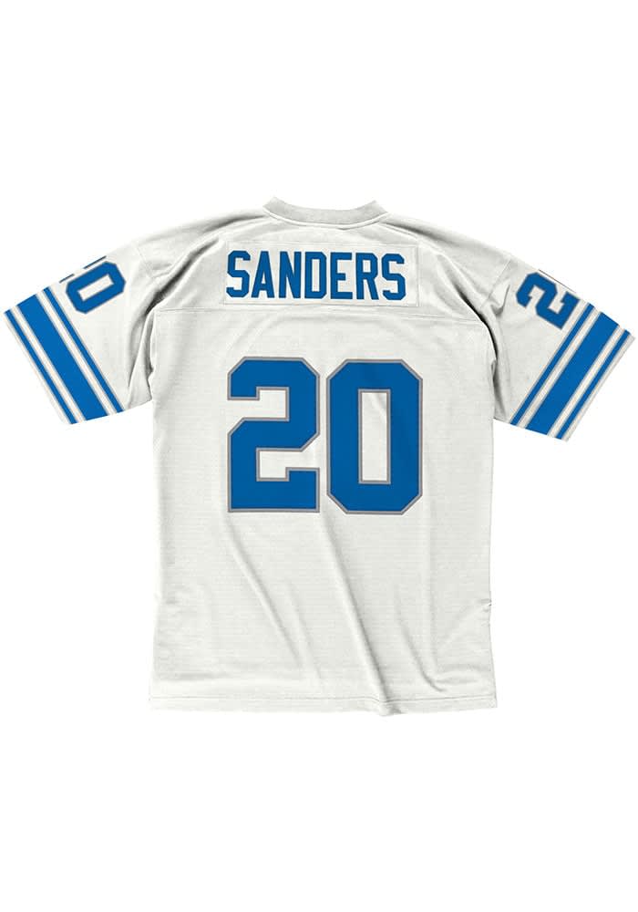 Detroit Lions Barry Sanders Mitchell and Ness 1996 Legacy Throwback Jersey  - WHITE