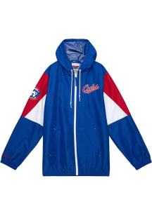 Mitchell and Ness Chicago Cubs Mens Blue Throw It Back Light Weight Jacket